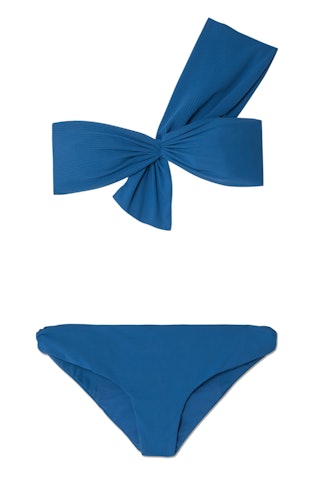 Marysia Venice One-Shoulder Stretch-Crepe Bikini