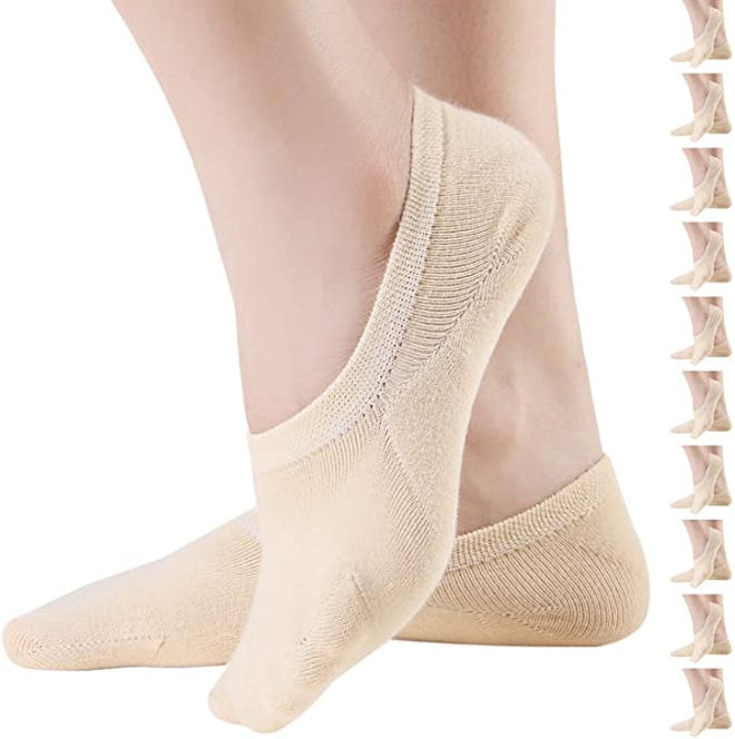 Areke No-Show Women's Socks (10-Pack)