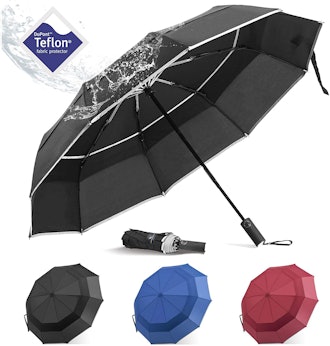 BANANA Windproof Folding Rain Umbrella 