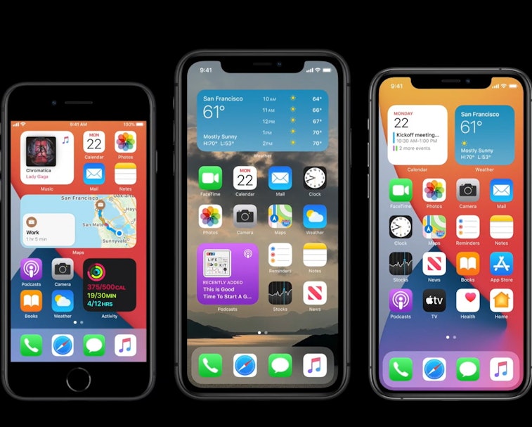 Apple Announces Ios 14 With Widgets On The Home Screen Ipados 14 With Alfred Like Search