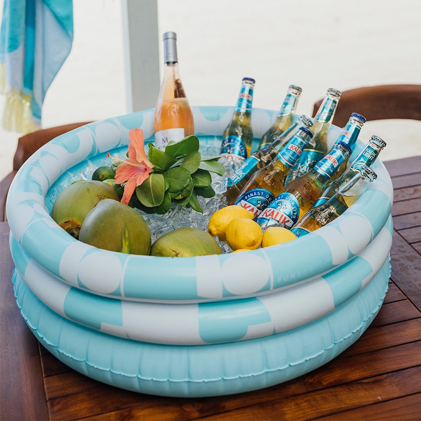 inflatable table ice cooler
