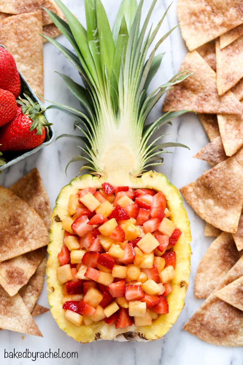 Strawberry pineapple fruit salsa is a refreshing summer dip recipe to try.