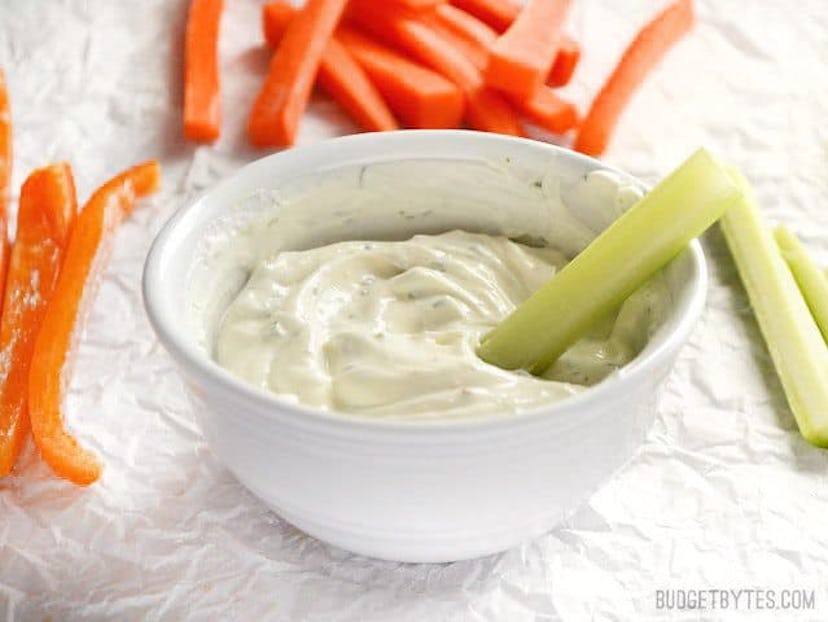 This recipe for Dilly Vegetable Dip is a great summer dip recipe to pair with a veggie tray.