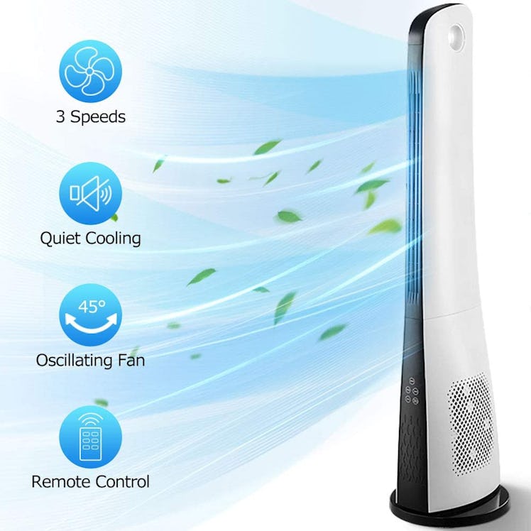 ComfyHome 43-Inch Bladeless Tower Fan