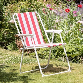 Harbour Housewares Folding Portable  Deck Chair - Pack of 4