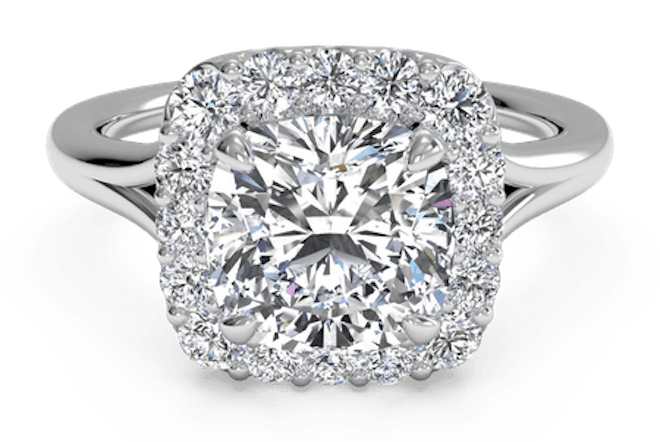 1.8 Carat Cushion Diamond Ring