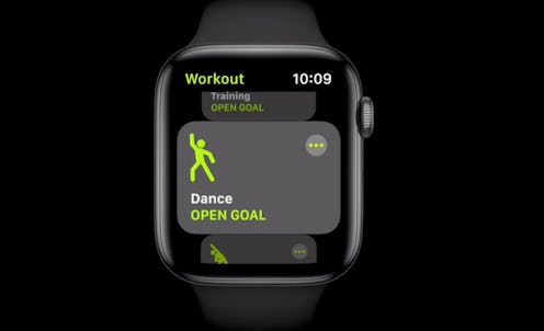 A dance workout on apple watch watch OS7