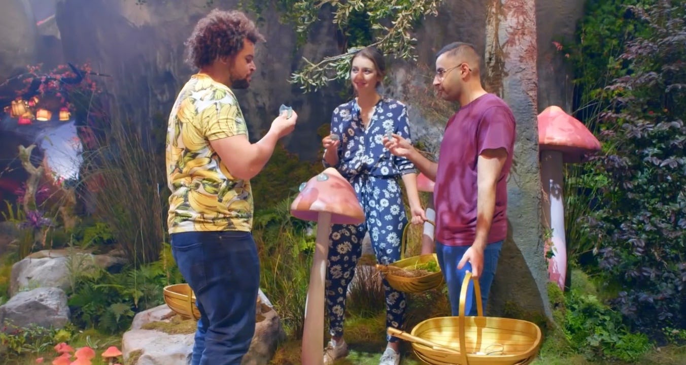 'Crazy Delicious' Season 1 contestants Adam, Hannah, and Hardeep