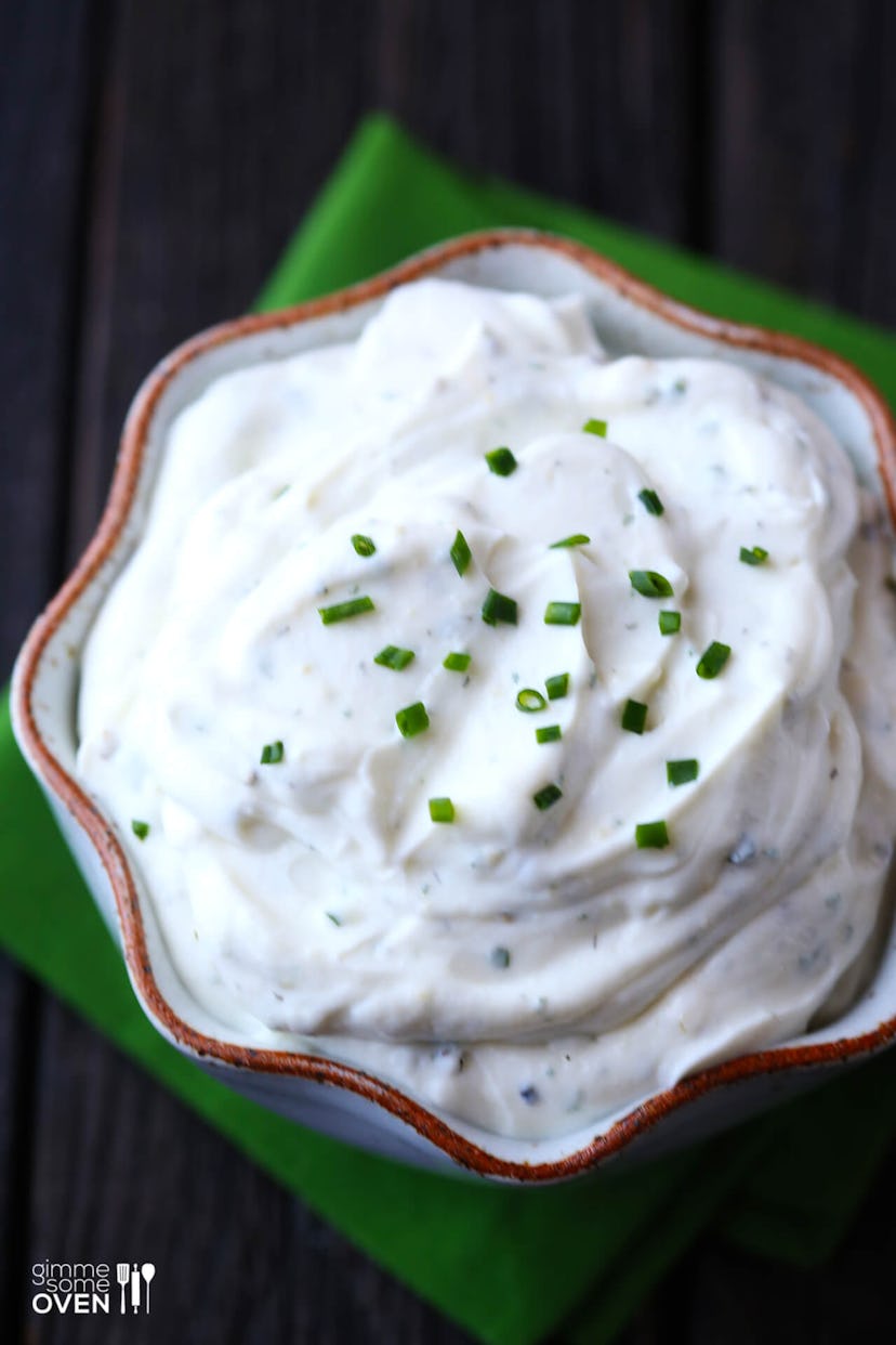 Skinny Ranch Dip from Gimme Some Oven is a delightful summer dip recipe to try.