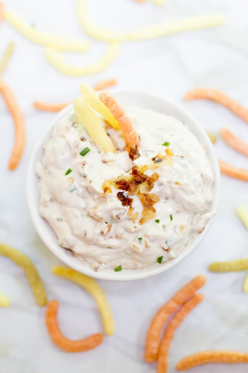 This recipe for caramelized french onion dip is the perfect summer dip recipe to try.