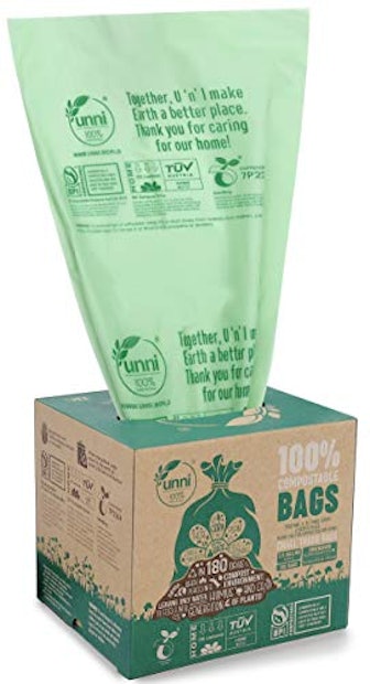 UNNI ASTM D6400 100% Compostable Trash Bags