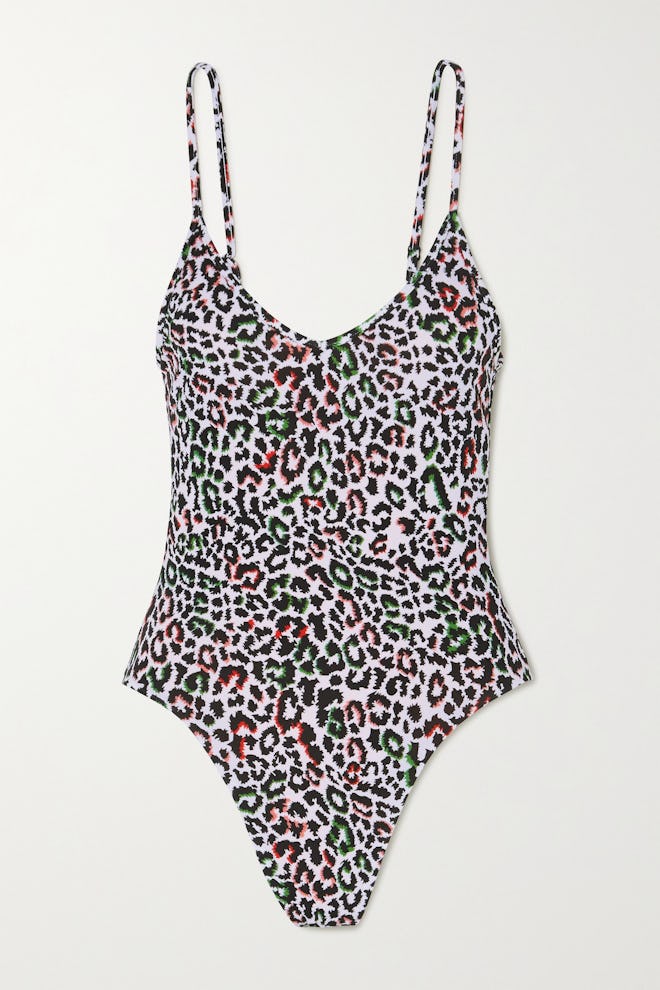Les Girls Les Boys Leopard-Print Swimsuit