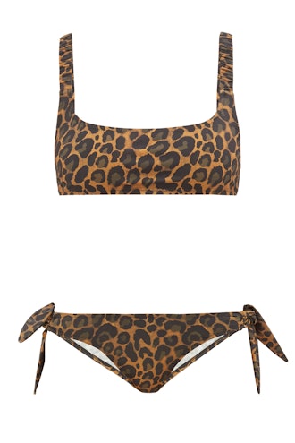 Fisch Colombier Leopard-Print Bikini