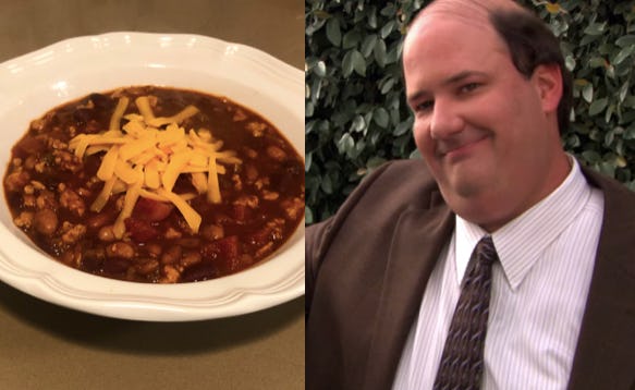 I Tried Kevin From 'The Office's Chili Recipe & I Didn't Drop It