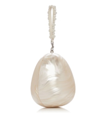 Perspex Pearl Acrylic Top Handle Bag