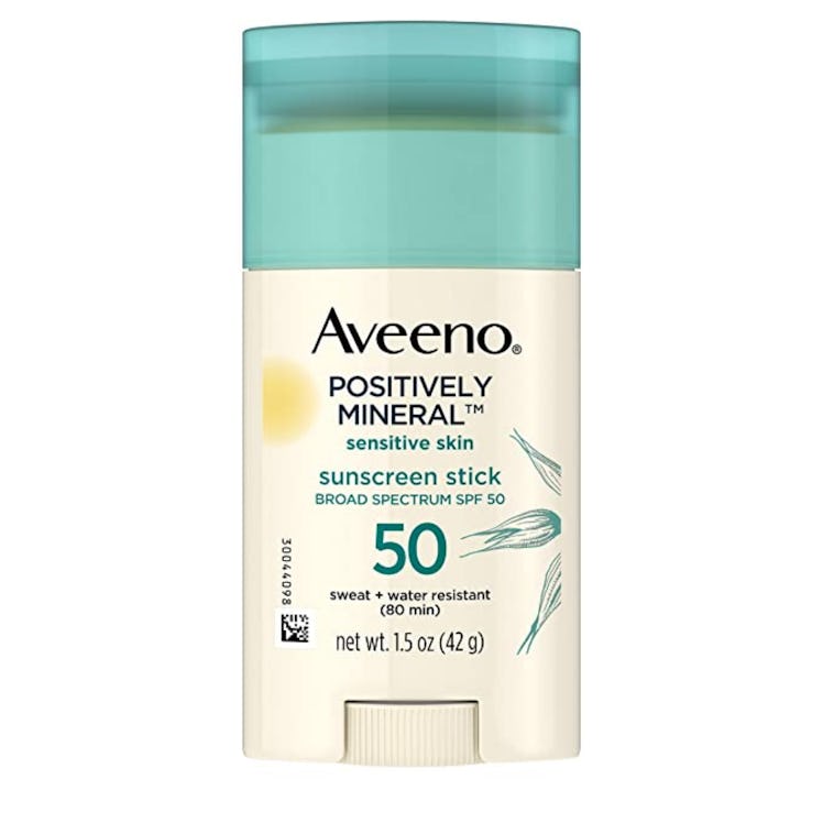 Aveeno Positively Mineral Sensitive Skin Daily Sunscreen Stick (SPF 50)