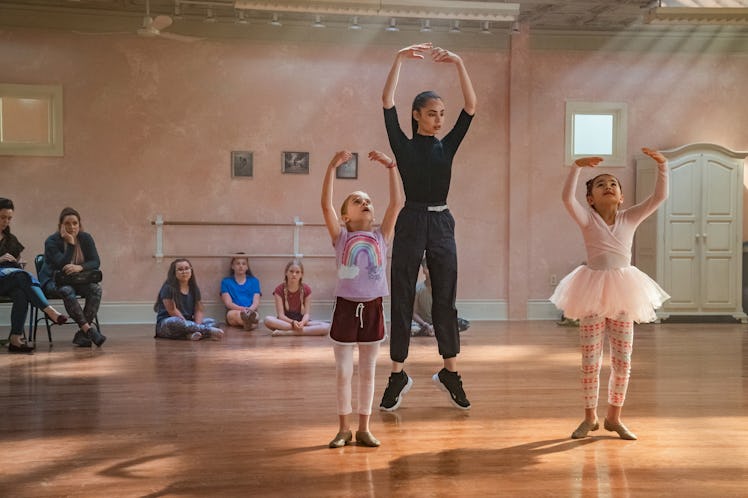 Sofia Carson used a dance double in 'Feel the Beat' on Netflix.