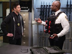 Andy Samberg as Jake Peralta, Andre Braugher as Ray Holt in 'Brooklyn Nine-Nine'