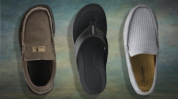 Three breathable shoes for men