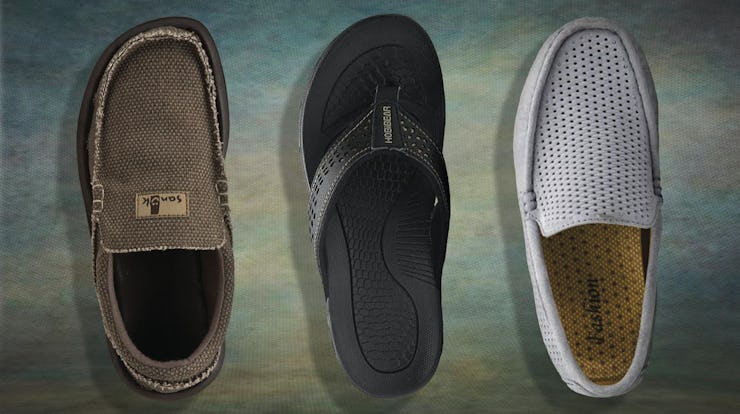 Three breathable shoes for men