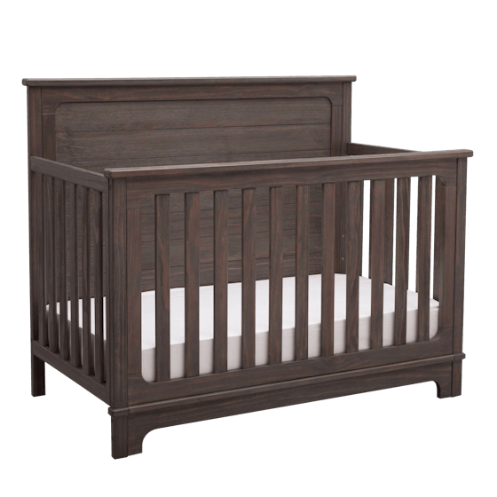 Simmons Kids Slumbertime Monterey 4-in-1 Convertible Crib - Rustic Gray