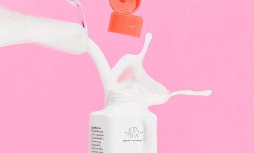 Detail shot of Drunk Elephant's new E-Rase Milki Micellar Water.