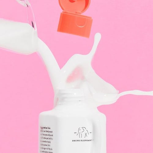 Detail shot of Drunk Elephant's new E-Rase Milki Micellar Water.