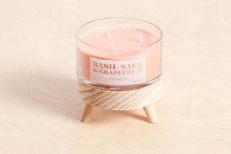 Basil Sage and Grapefruit Coconut Wax Blend Candle