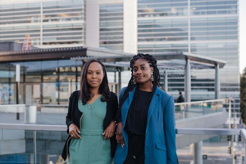 Erika Hairston (L) and Arnelle Ansong (R), co-creators of Edlyft. 