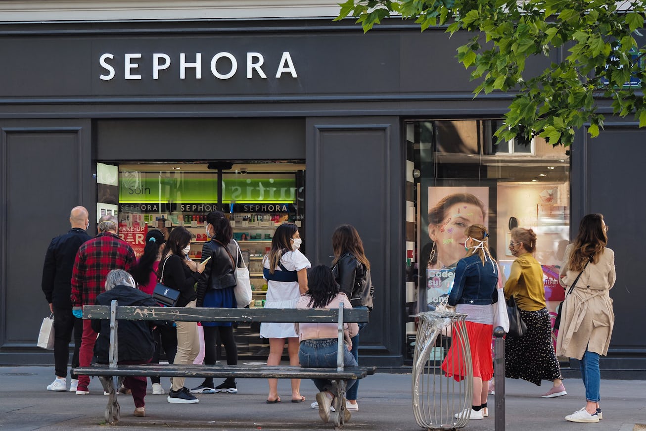 Sephora store reopens during covid-19