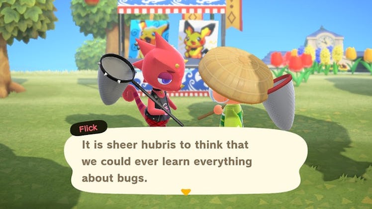 The Bug Off run by Flick, who occasionally visits the island. 