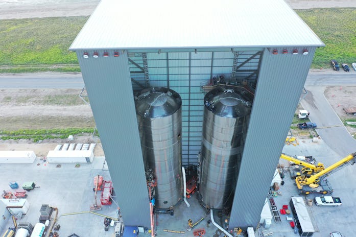 Elon musk trickiest spacex interplanetary spaceship potentially SpaceX Starship: Elon Musk shares stunning image that shows tank’s real size