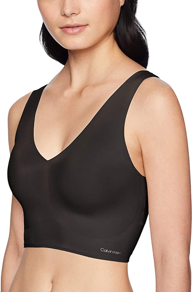 Calvin Klein Invisibles Lightly Lined V Neck Bralette 