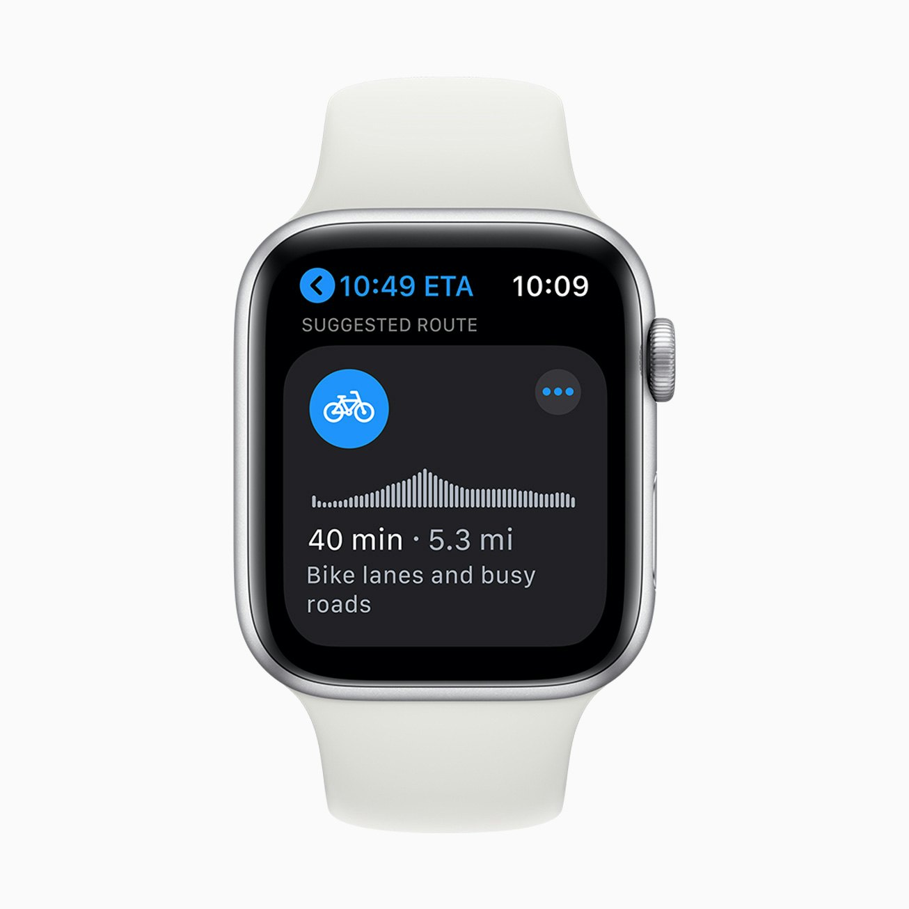 Apple watch clearance bike directions