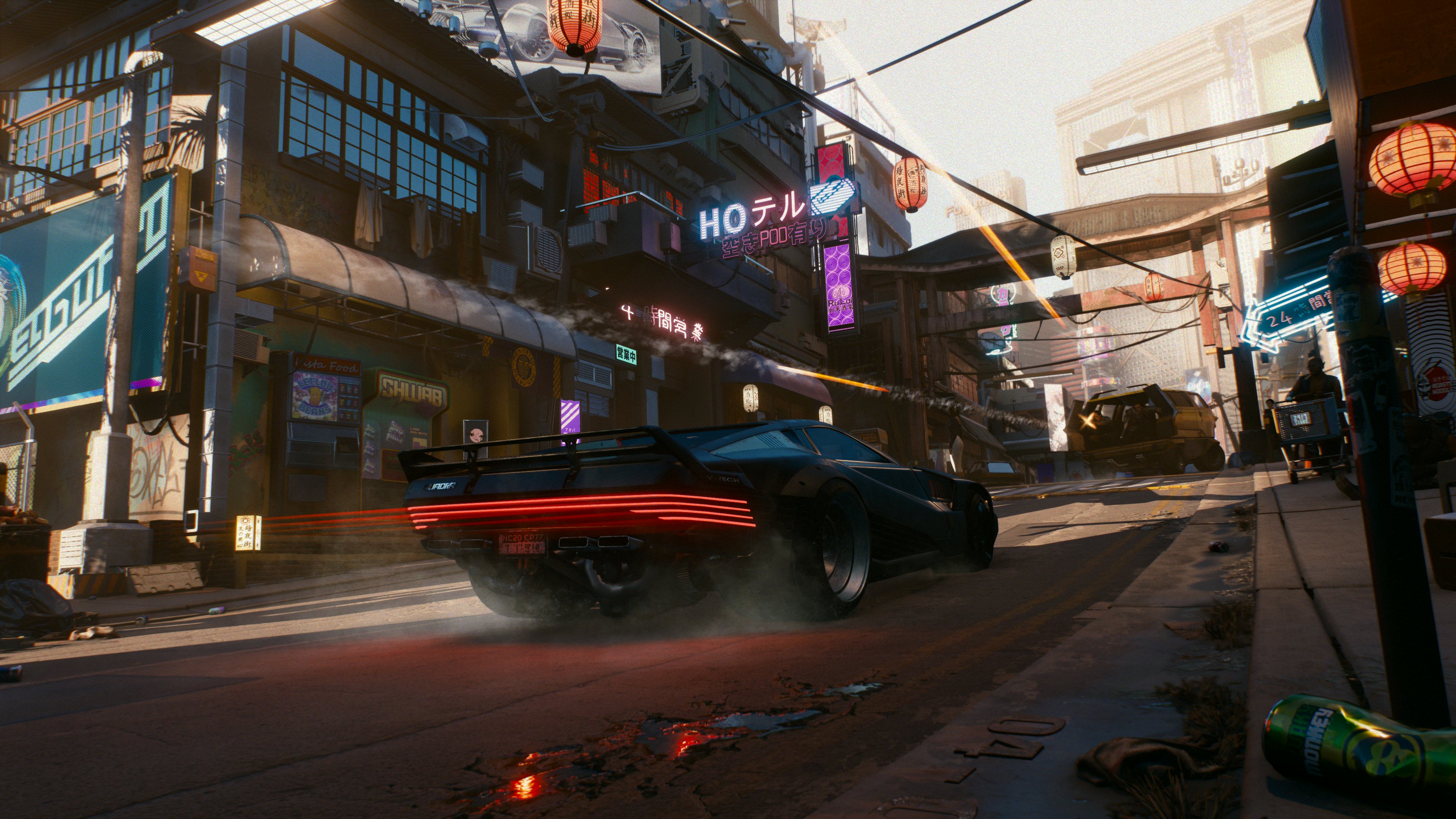 night chase in little china cyberpunk 2077 iPhone Wallpapers Free Download