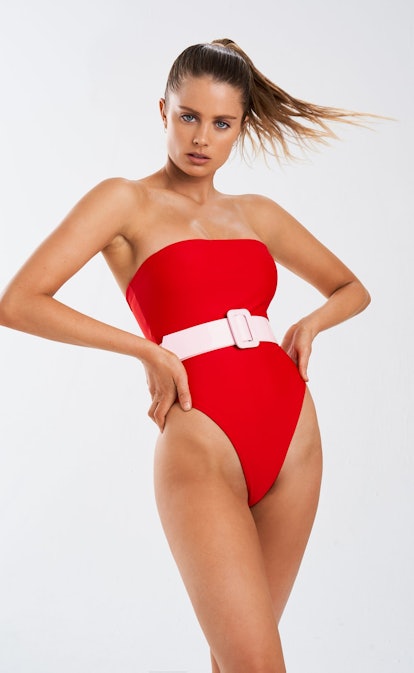 4th Of July Womens Swimsuit One Pieces Bandage Monokini American
