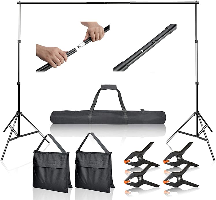 EMART Photo Video Studio 10 ft. Adjustable Background Stand 