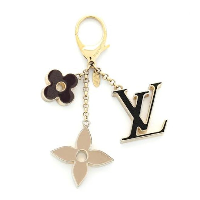 Louis Vuitton Fleur de Monogram Bag Charm Metal