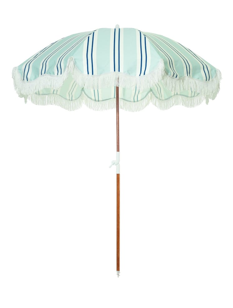 The Holiday Beach Umbrella - OKL Beach Stripe