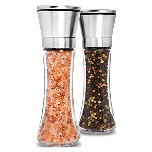 HOME EC Premium Stainless Steel Salt and Pepper Grinder