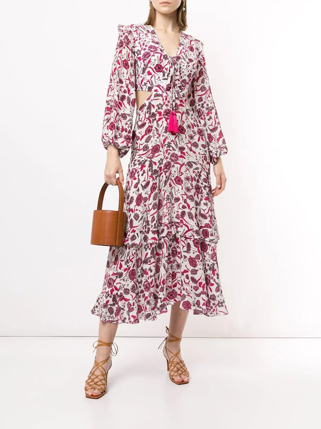 Nakkita floral print dress