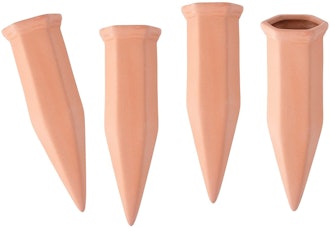 Wyndham House Plant Pals Terracotta Watering Spikes (4-Pack)