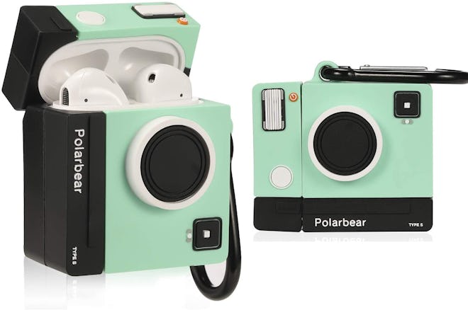 Lupct Green Camera AirPods Case