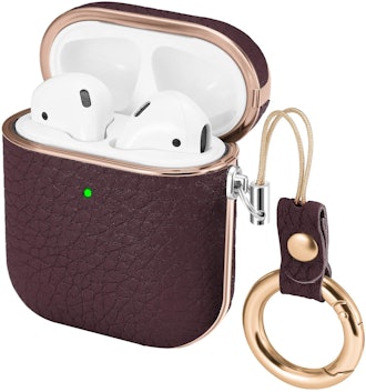 iHillon Leather AirPods Case