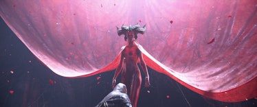 screenshot of antagonist Lilith in Diablo 4 reveal trailer