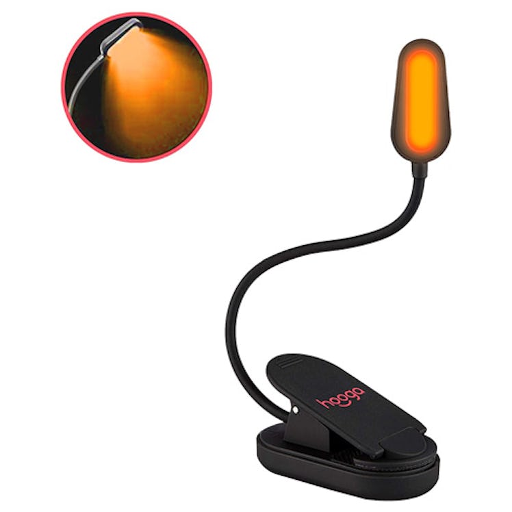 Hooga Amber Clip-On Reading Light