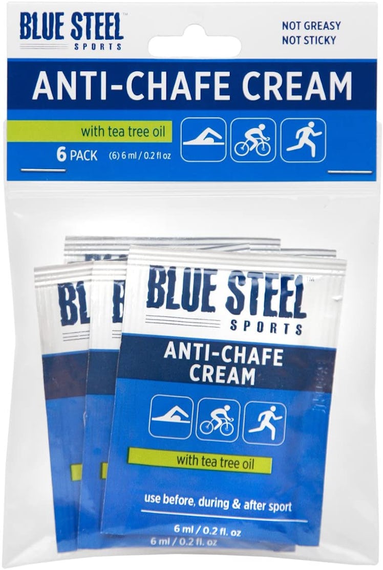 Blue Steel Sports Anti-Chafe Cream Singles (6-Pack)