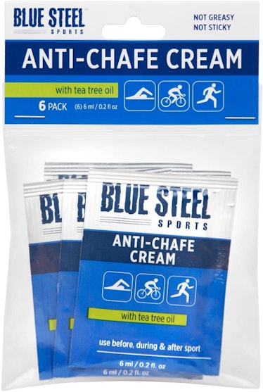 Blue Steel Sports Anti-Chafe Cream Singles (6-Pack)