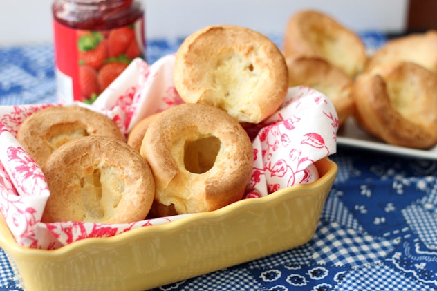 popovers in yellow dish