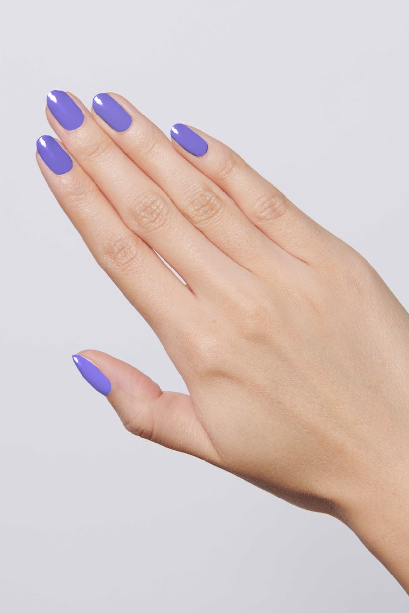 Bold & Unshaken is a bright purple shade from the brand.